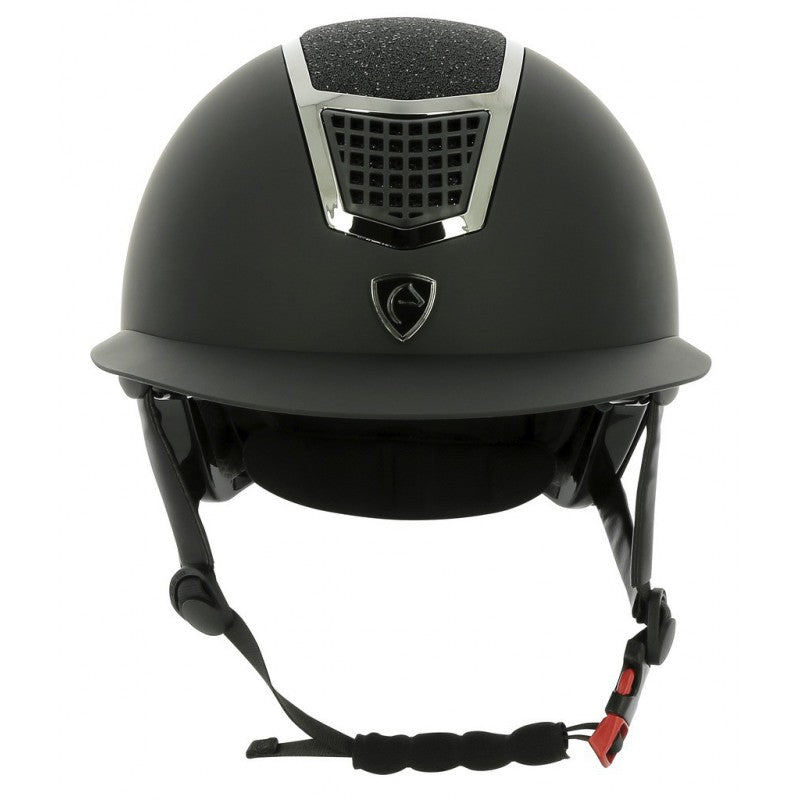 Casque d'équitation EQUITHEME AIRY visière large Noir céleste