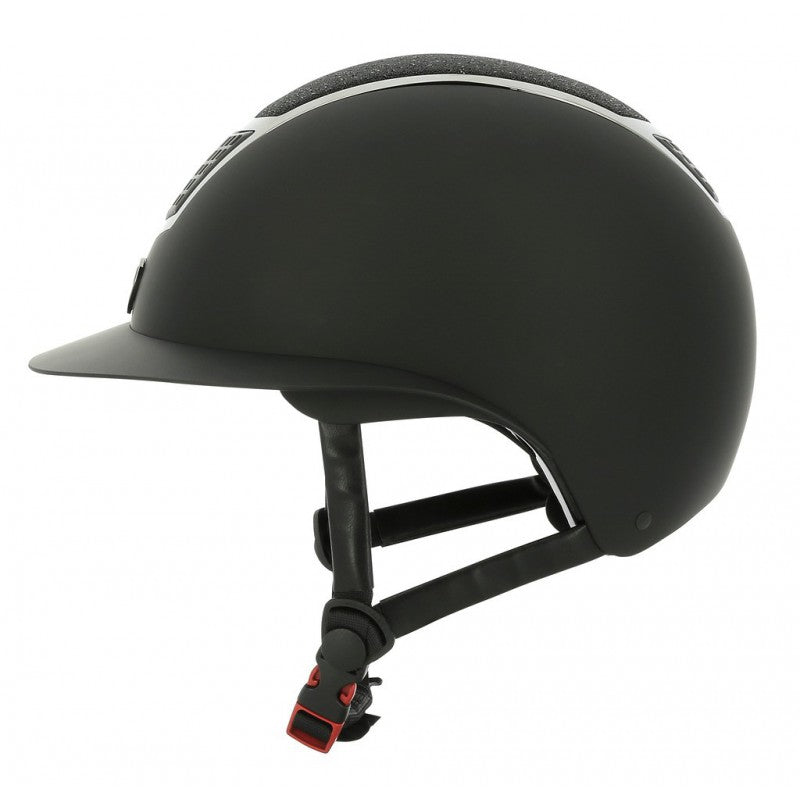 Casque d'équitation EQUITHEME AIRY visière large Noir céleste