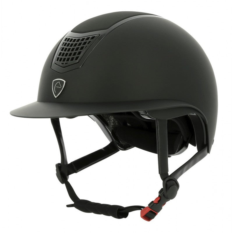 Casque d'équitation EQUITHEME AIRY visière large noir