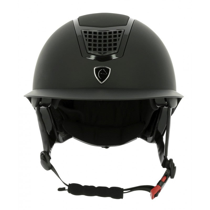 Casque d'équitation EQUITHEME AIRY visière large noir
