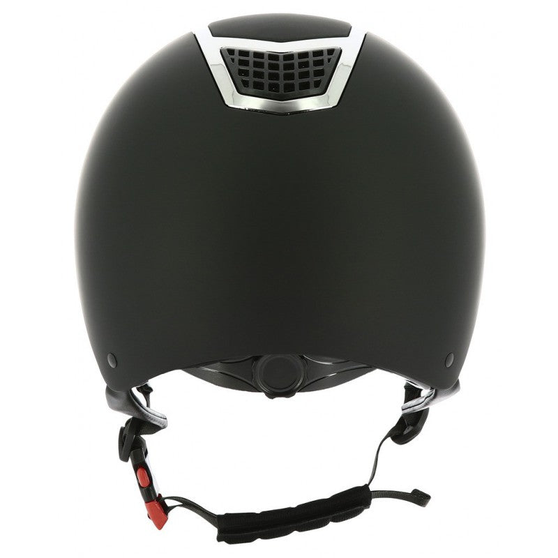 Casque d'équitation EQUITHEME AIRY Noir et argent