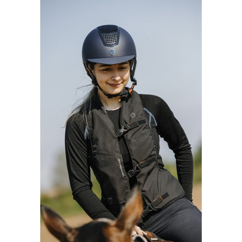 Casque d'équitation EQUITHEME AIRY Bleu