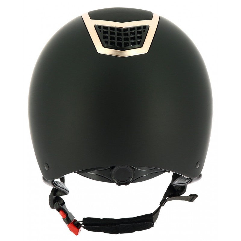 Casque d'équitation EQUITHEME AIRY Noir et rose gold