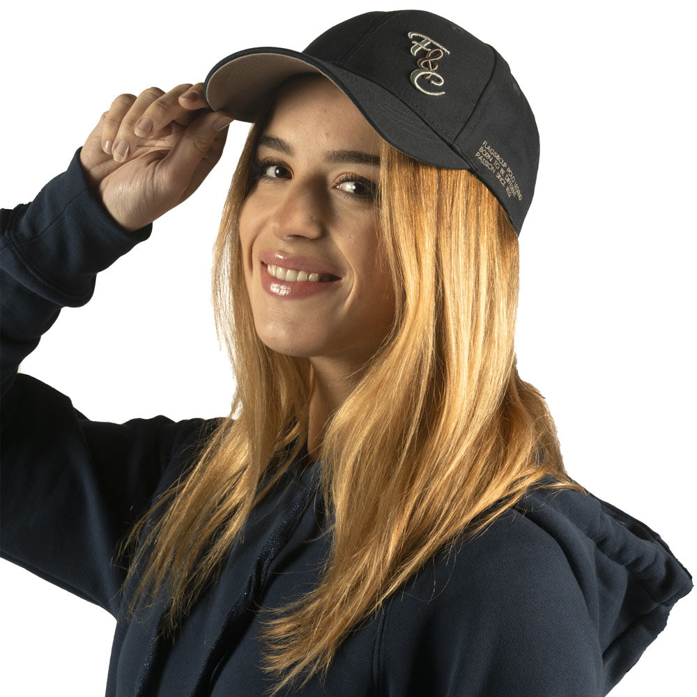 Casquette pour femme Flags and Cup Florina marine et taupe