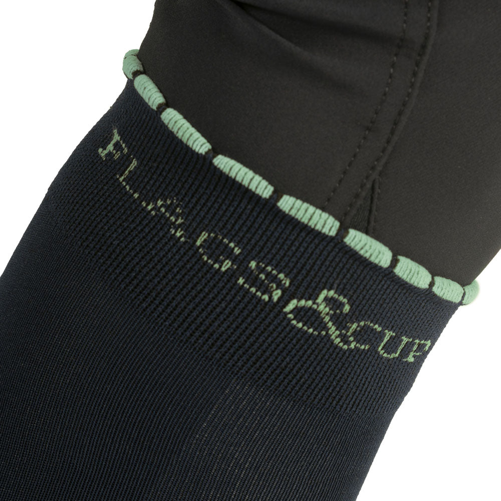 Chaussettes hautes d'équitation pour cavalières du 33 au 41 Flags and Cup Kamena marine
