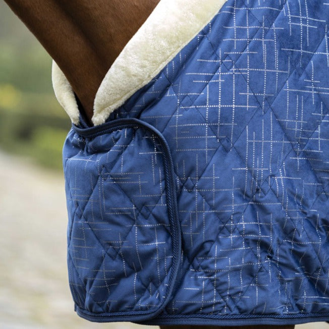 Chemise séchante pour poneys et chevaux HKM Port Royal bleu