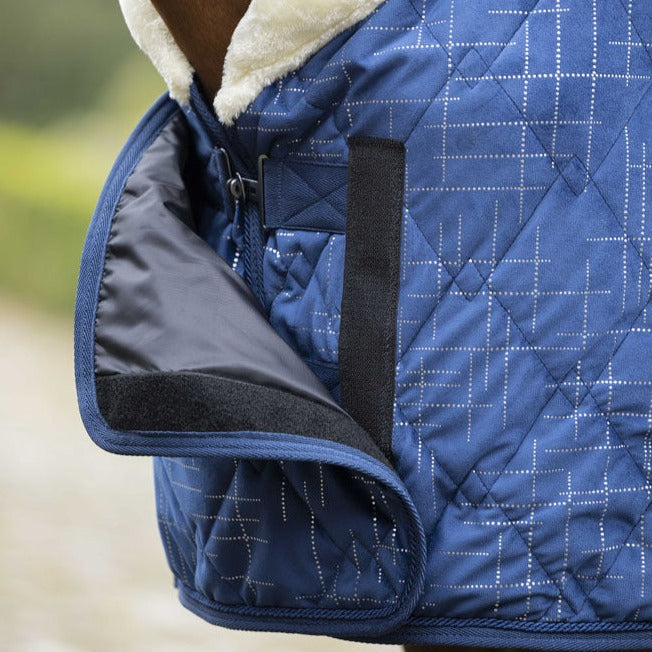 Chemise séchante pour poneys et chevaux HKM Port Royal bleu