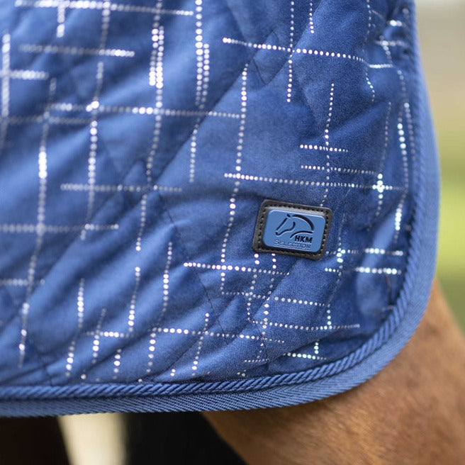 Chemise séchante pour poneys et chevaux HKM Port Royal bleu