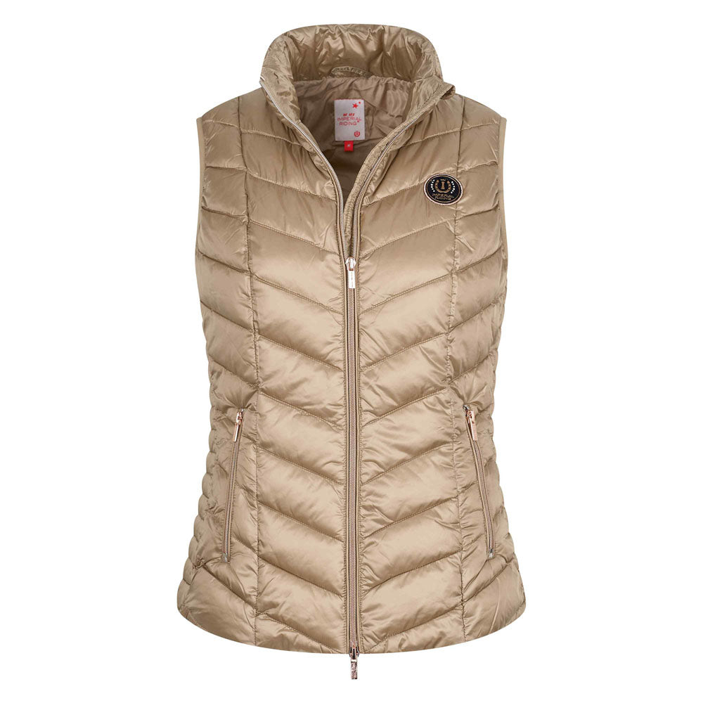 Gilet sans manches pour femmes du XS au XXL Imperial Riding Juice café au lait
