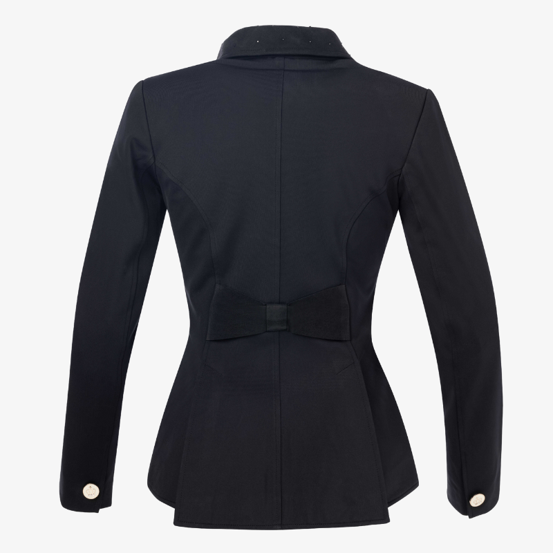 Frac de dressage court pour cavalières Equi-Thème noir porté