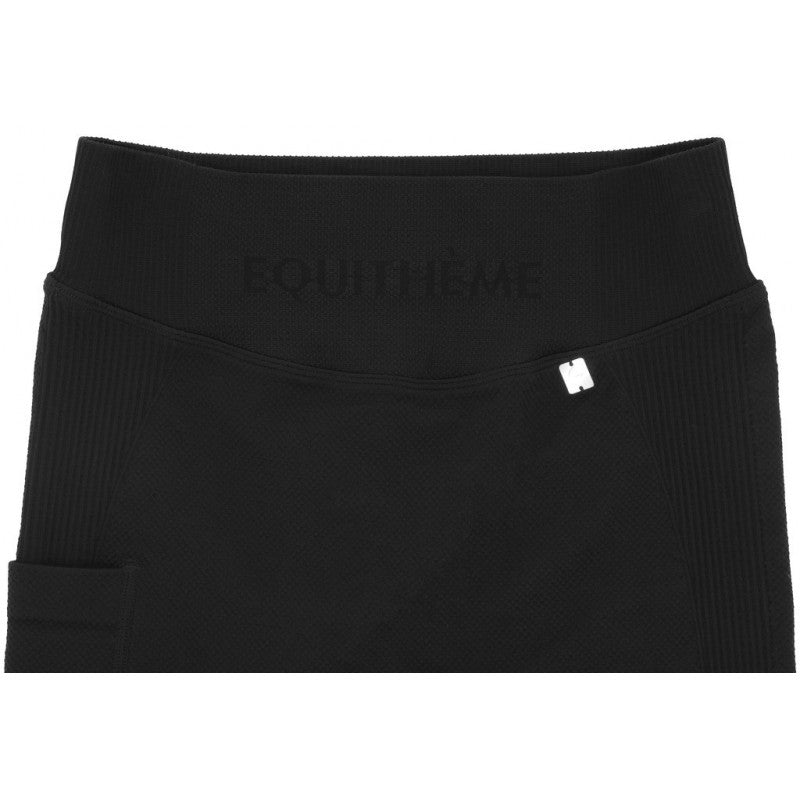 Legging Je t'aime EQUITHÈME Acacia - Noir