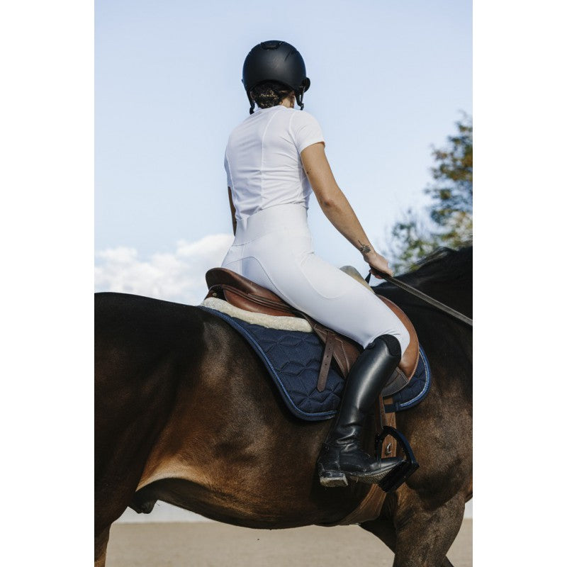 Legging d'équitation EQUITHÈME Flora - Blanc