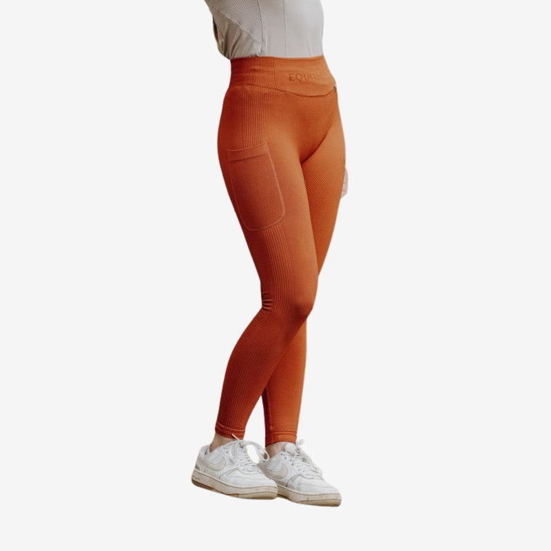 Legging Je t'aime EQUITHÈME Acacia - Orange