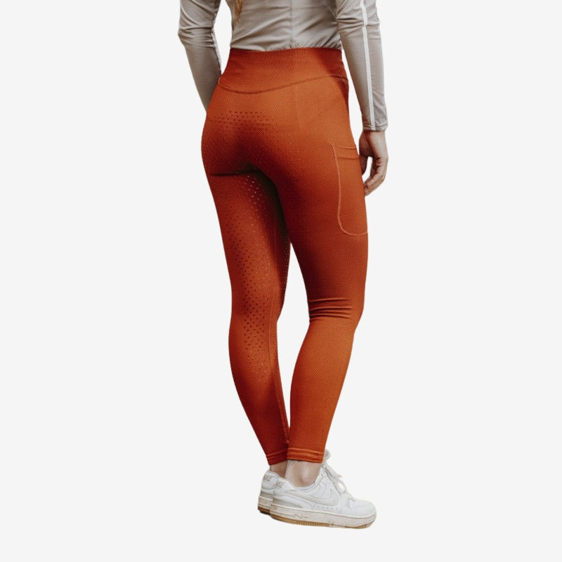 Legging Je t'aime EQUITHÈME Acacia - Orange