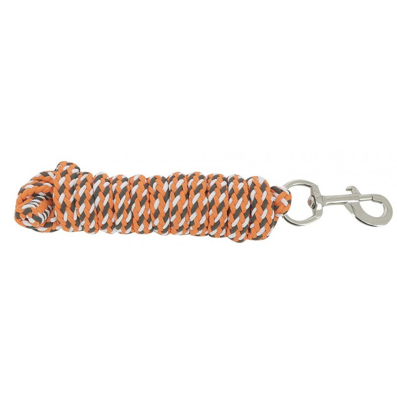 Longe d'attache NORTON tricolore - brun, orange et blanc