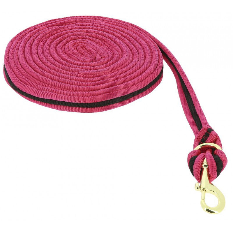 Longe de travail NORTON matelassée - framboise et noir