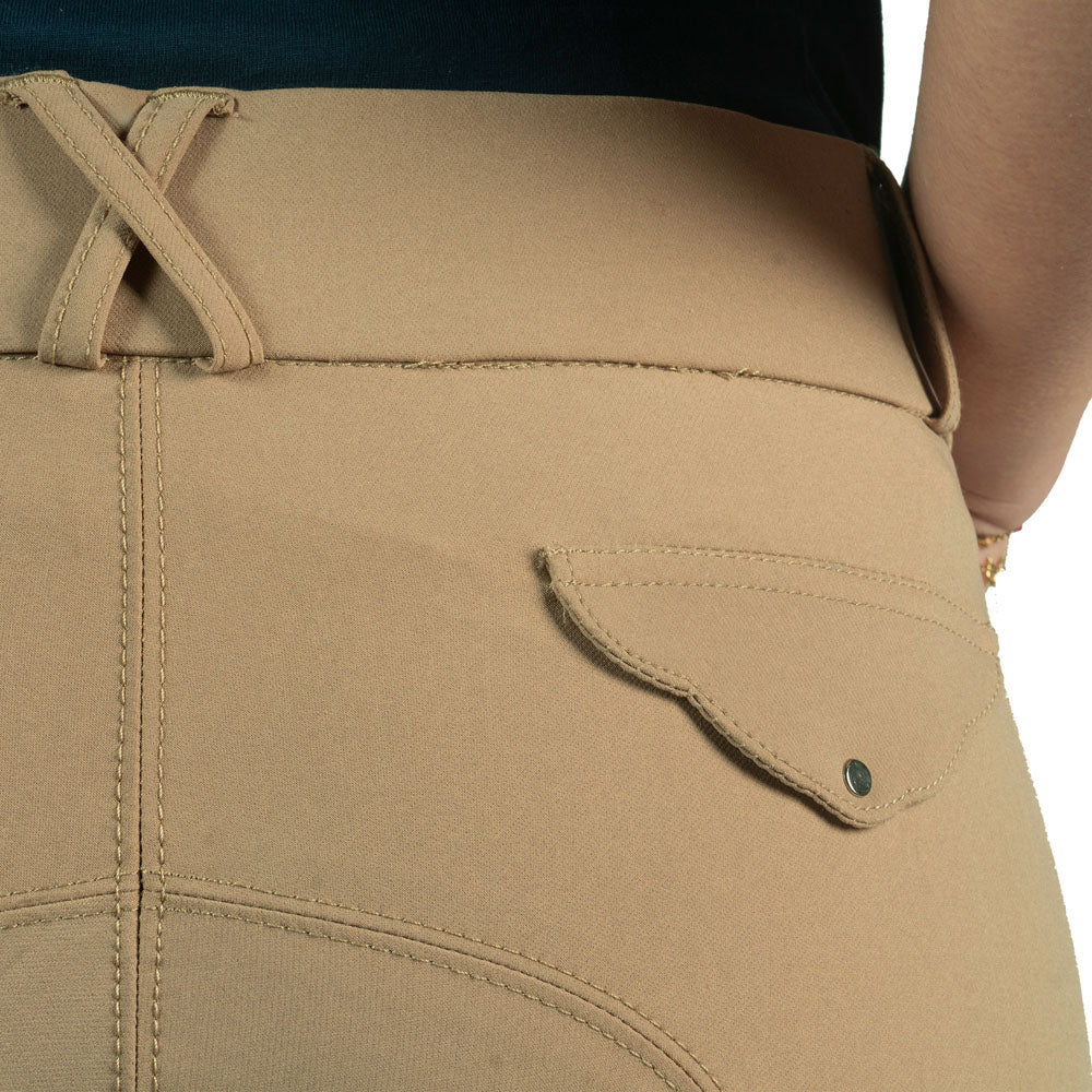Pantalon d'équitation pour femme du 34 au 44 Flags and Cup Yanista taupe