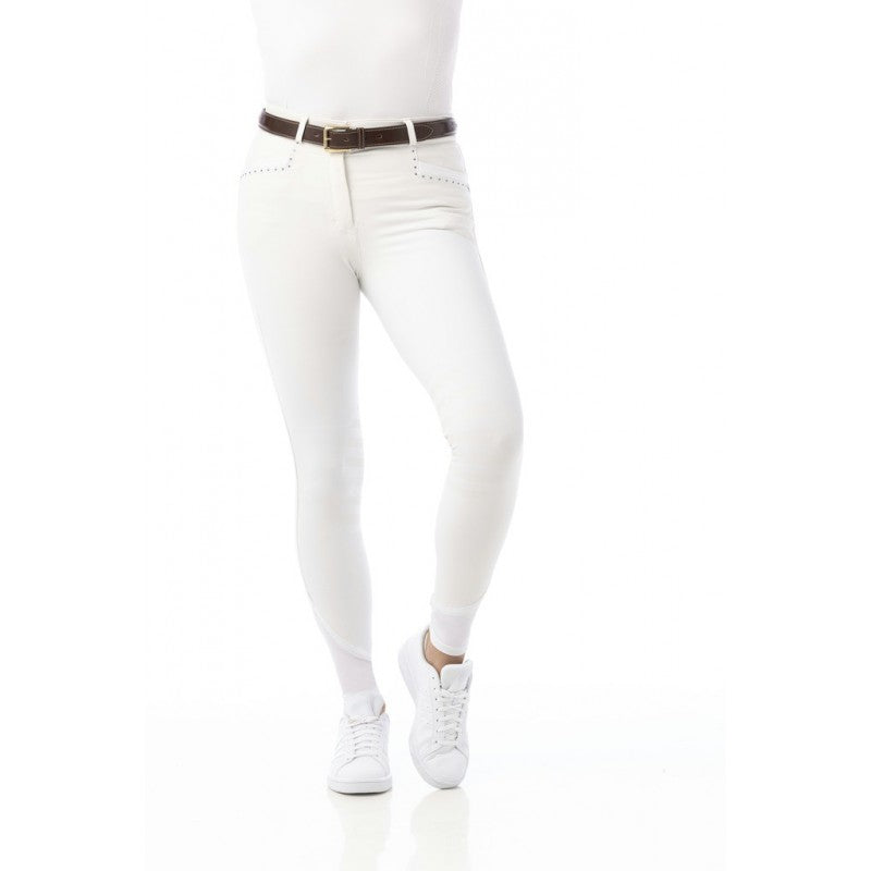 Pantalon Je t'aime EQUITHÈME Enfant - Blanc