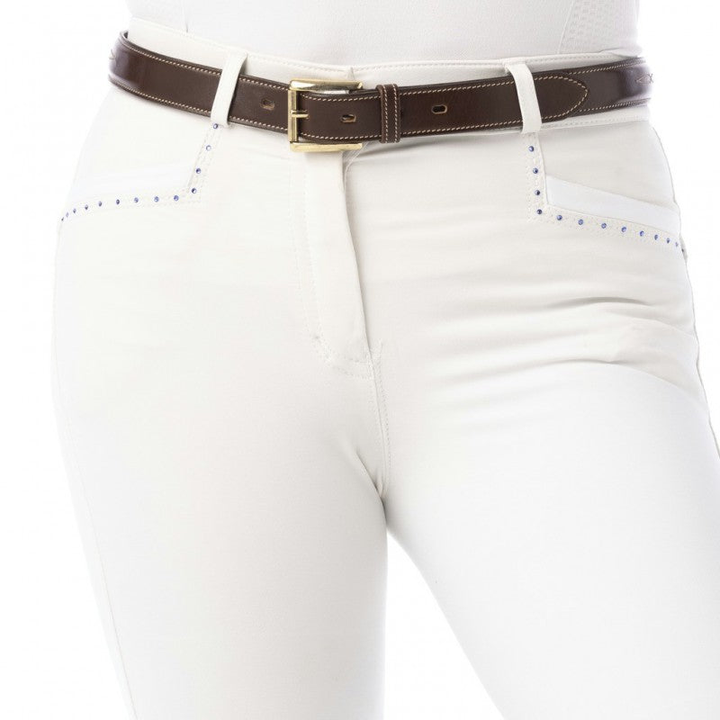 Pantalon Je t'aime EQUITHÈME Enfant - Blanc