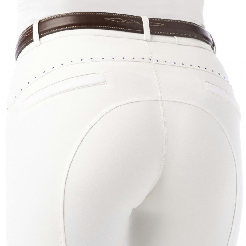 Pantalon Je t'aime EQUITHÈME Enfant - Blanc