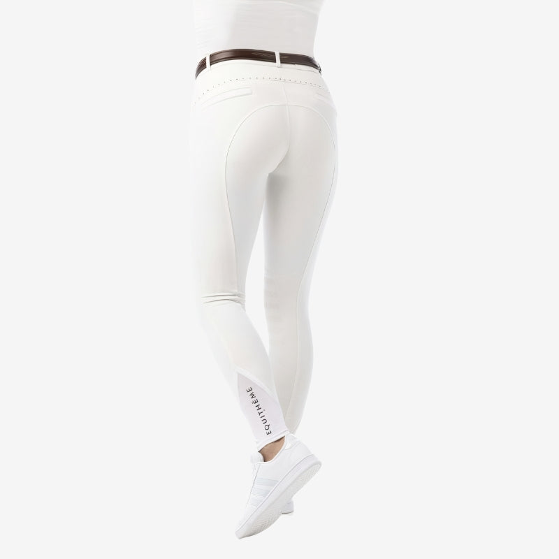 Pantalon Je t'aime EQUITHÈME Safir - Blanc