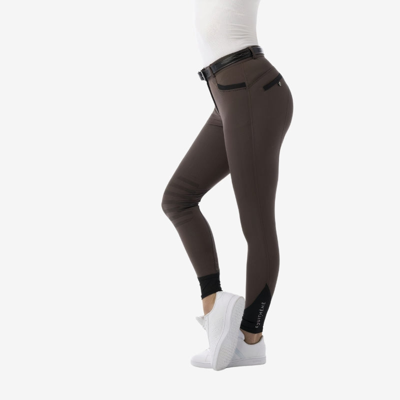 Pantalon Je t'aime EQUITHÈME Safir - Marron