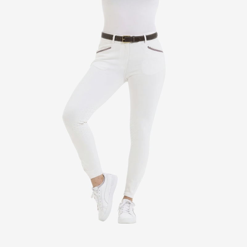 Pantalon Kim EQUITHÈME - Blanc