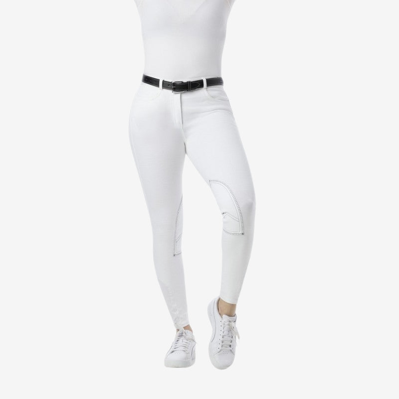 Pantalon RIDING WORLD Alexandrie enfant - Blanc