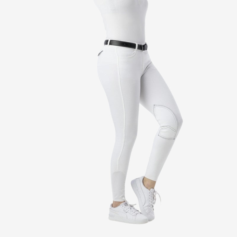 Pantalon RIDING WORLD Alexandrie enfant - Blanc