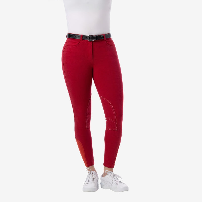 Pantalon RIDING WORLD Alexandrie - Rouge
