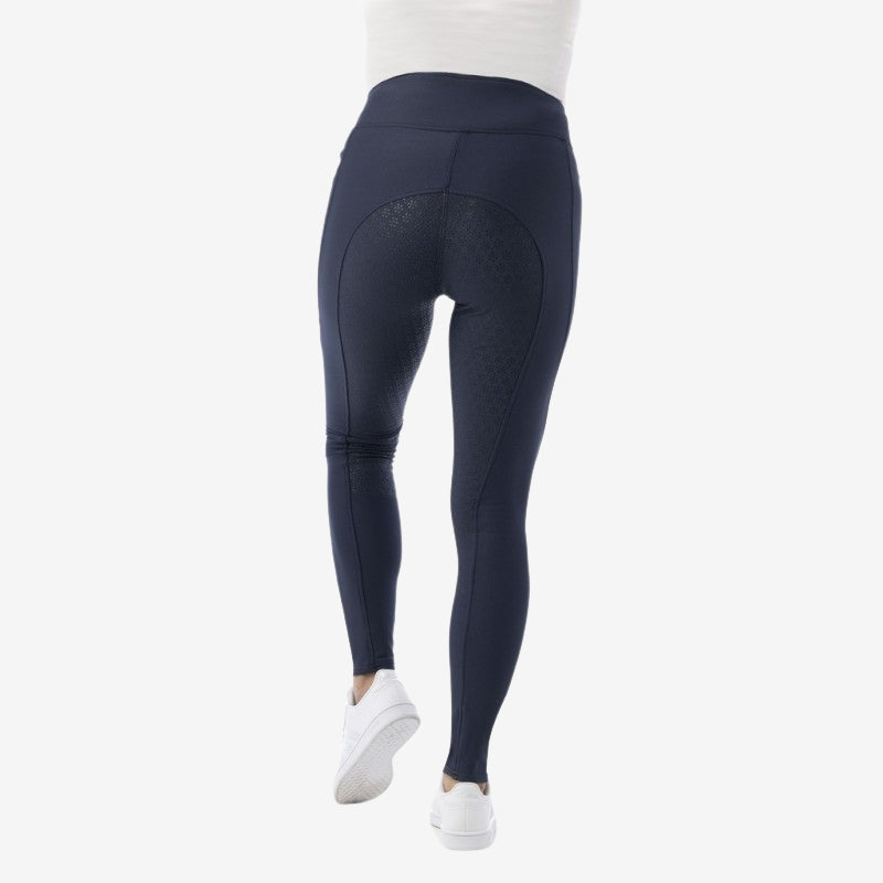 Pantalon technique d'hiver EQUITHEME Marine "Dolomyt"