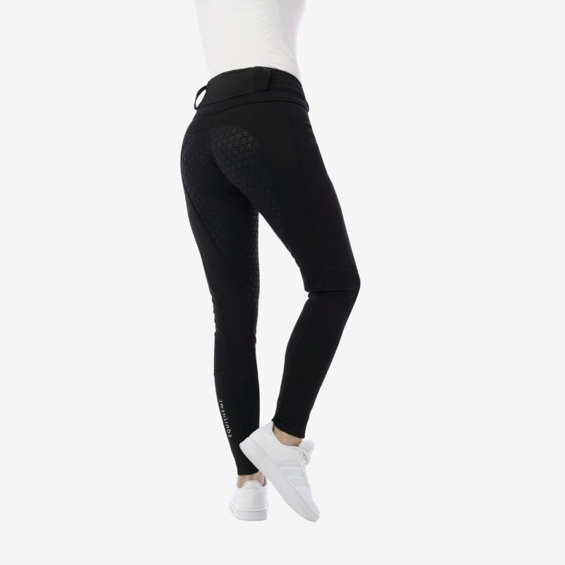 Pantalon technique d'hiver EQUITHEME Noir "Kitzbuhl"