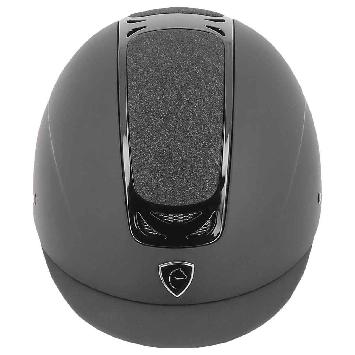 Casque équitation Equithème Pepit noir lamé - profil