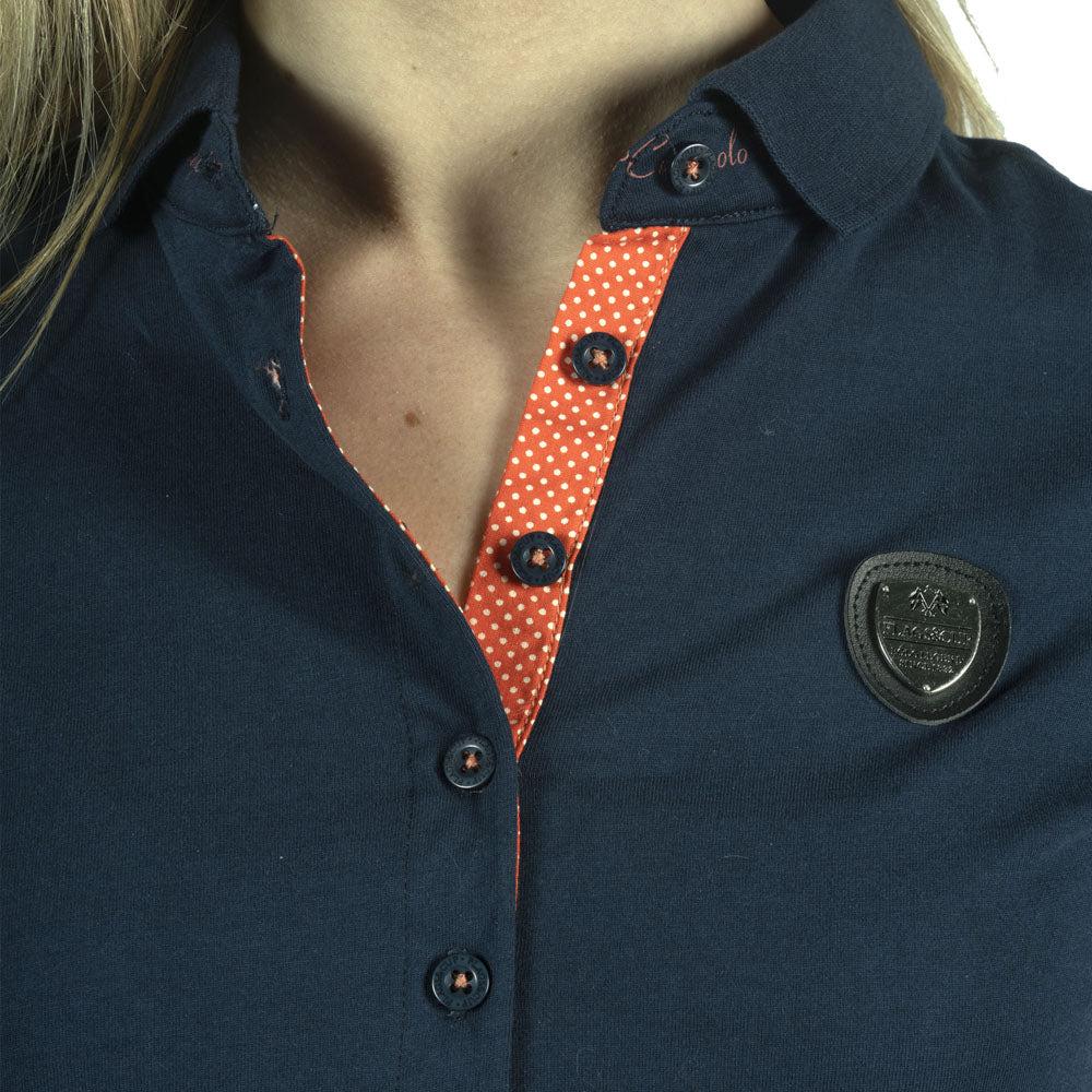 Polo à manches courtes pour femme du XS au XXL Flags and Cup Larissa