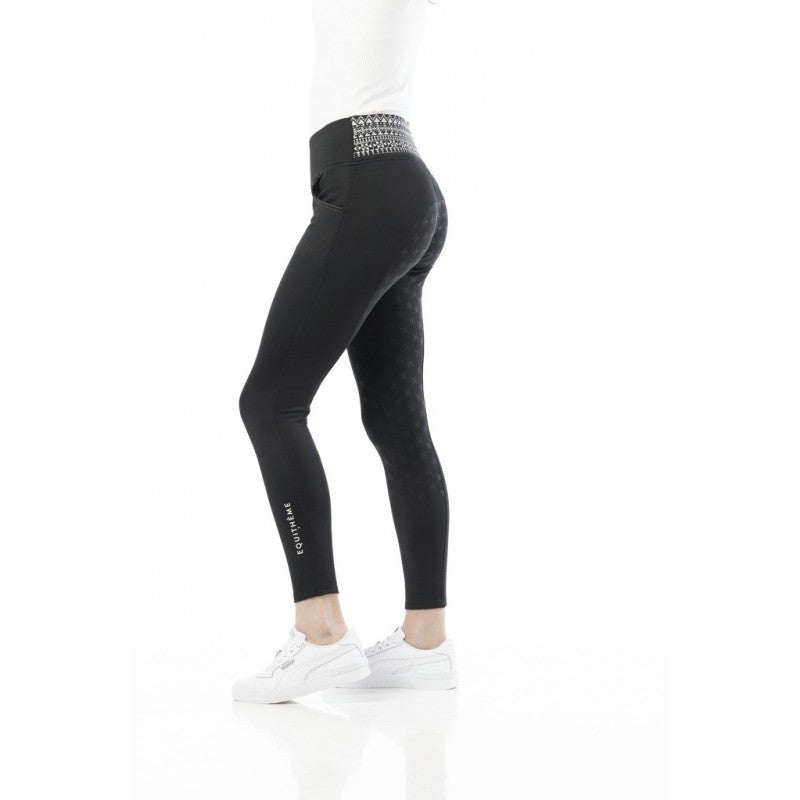 Legging d'équitation EQUITHEME - Noir