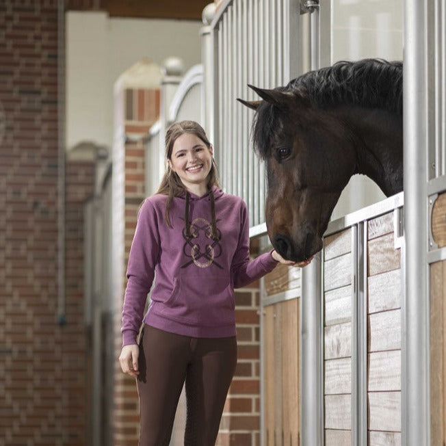 Sweat à capuche pour femmes du XS au XXL HKM Artic Bay lilas