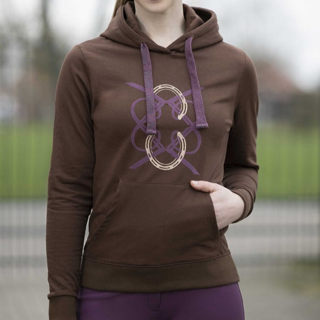 Sweat à capuche pour femmes du XS au XXL HKM Artic Bay marron