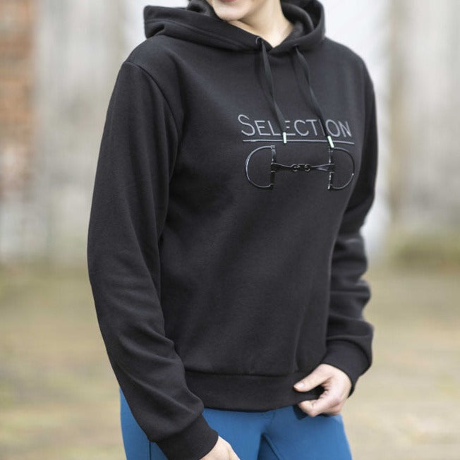 Sweat à capuche pour femmes du XS au XXL HKM Port Royal noir
