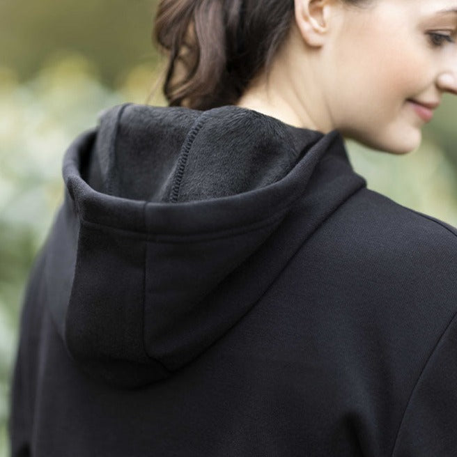 Sweat à capuche pour femmes du XS au XXL HKM Port Royal noir