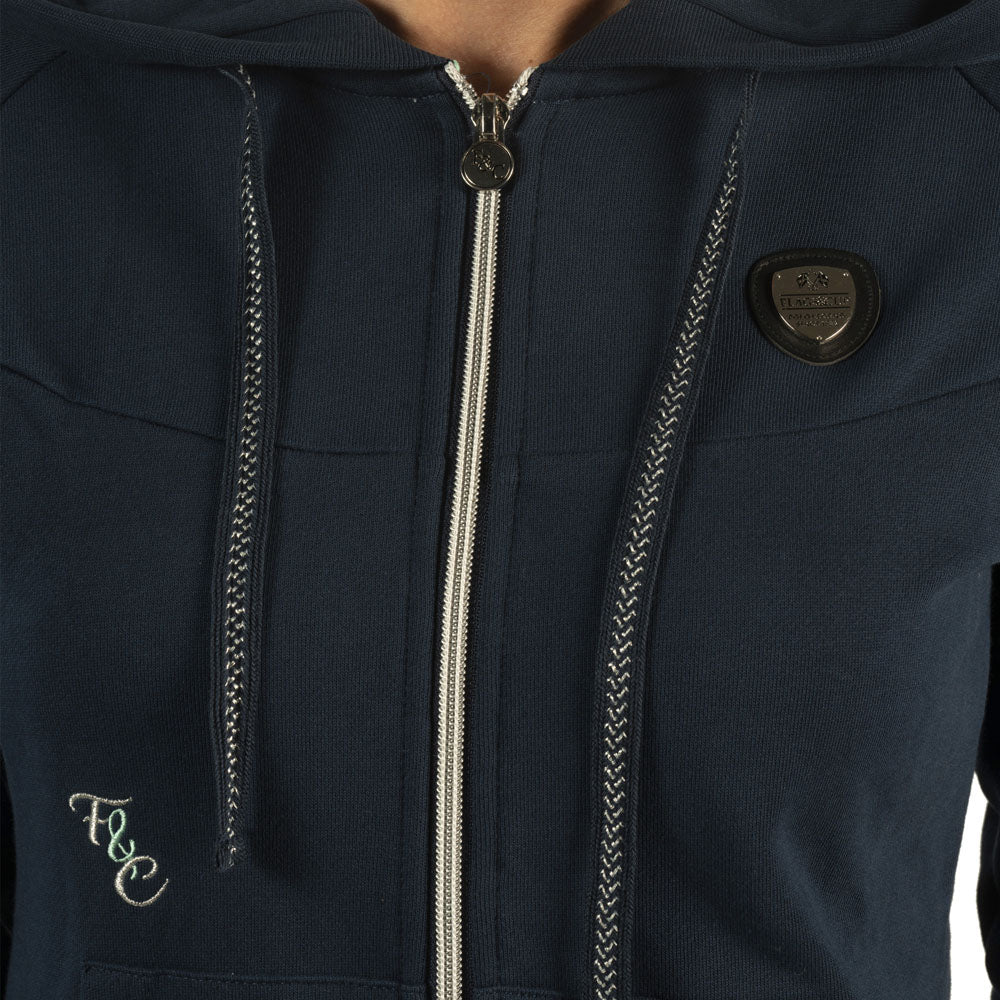 Sweat à capuche pour femme du XS au XXL Flags and Cup Naousa marine