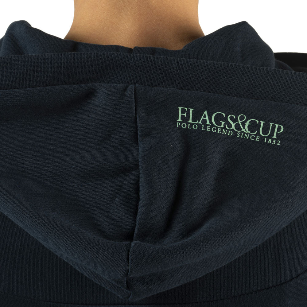 Sweat à capuche pour femme du XS au XXL Flags and Cup Naousa marine
