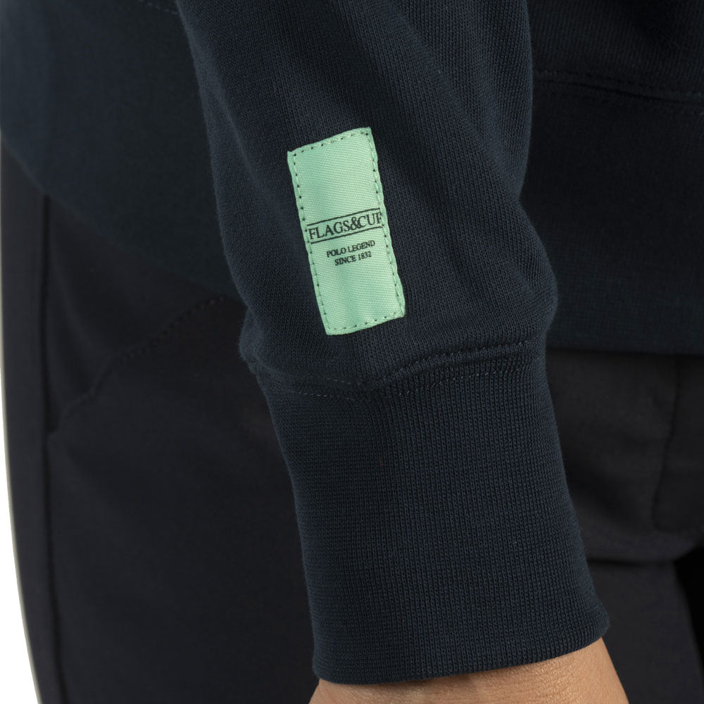 Sweat à capuche pour femme du XS au XXL Flags and Cup Naousa marine