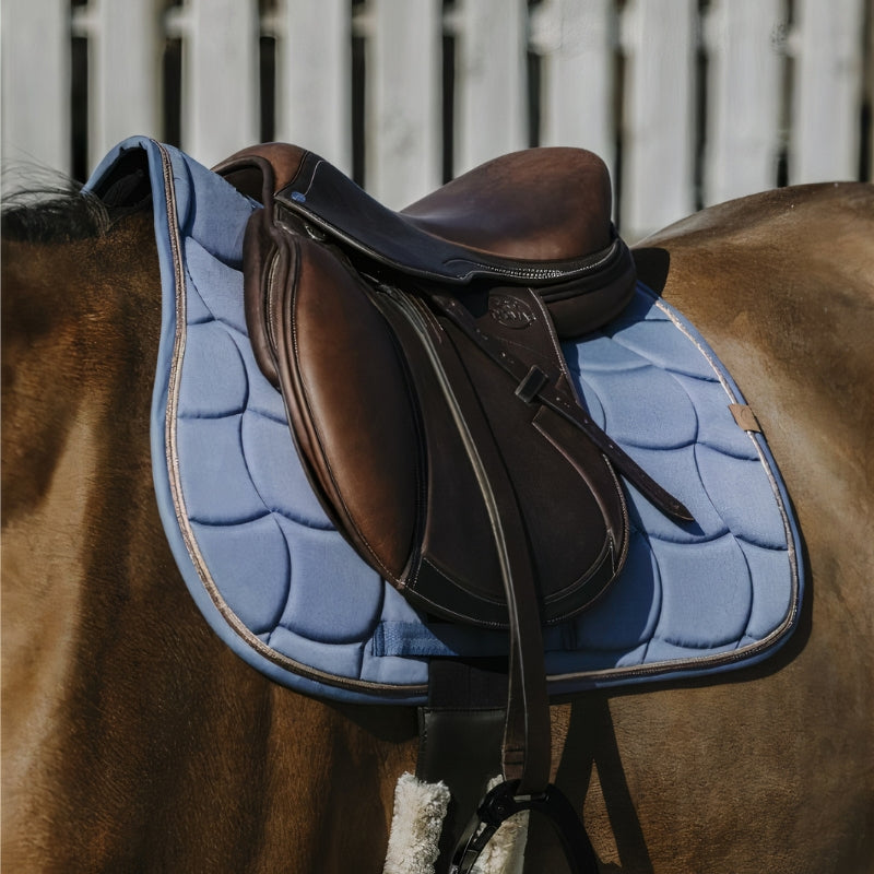 Tapis de selle cheval EQUITHÈME Shiny
