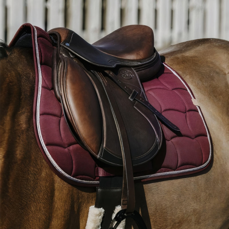 Tapis de selle cheval EQUITHÈME Shiny