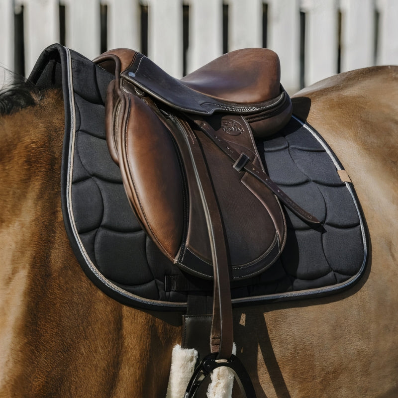 Tapis de selle cheval EQUITHÈME Shiny