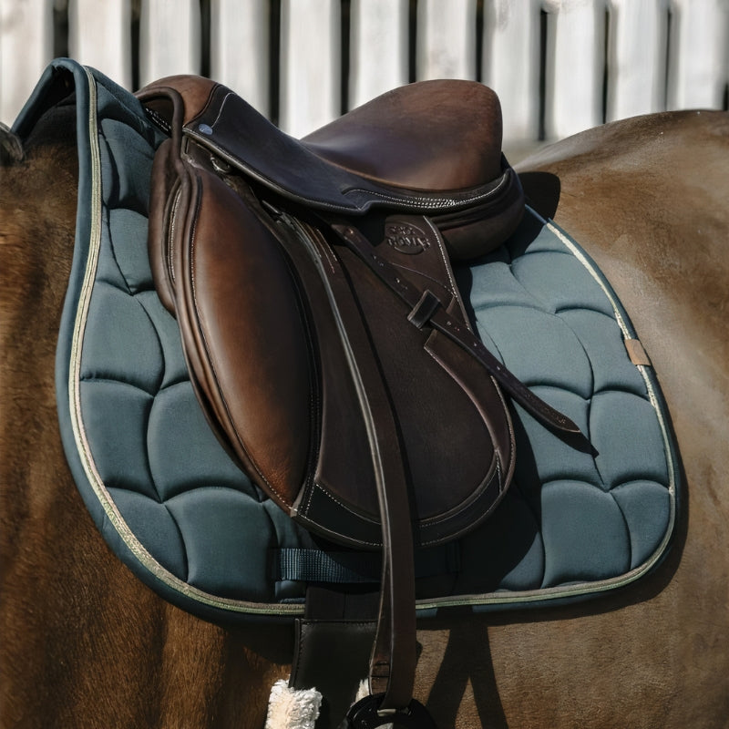 Tapis de selle cheval EQUITHÈME Shiny