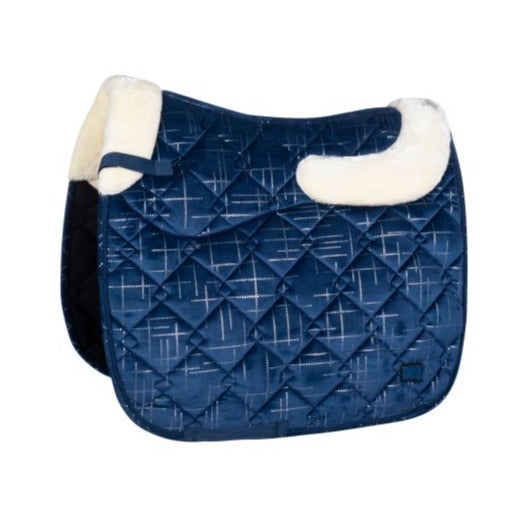 Tapis de selle pour poneys et chevaux HKM Port Royal modèle CSO ou dressage