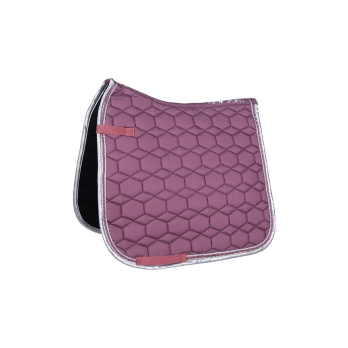 Tapis de selle pour poneys et chevaux CSO ou dressage HKM Crystal lilas