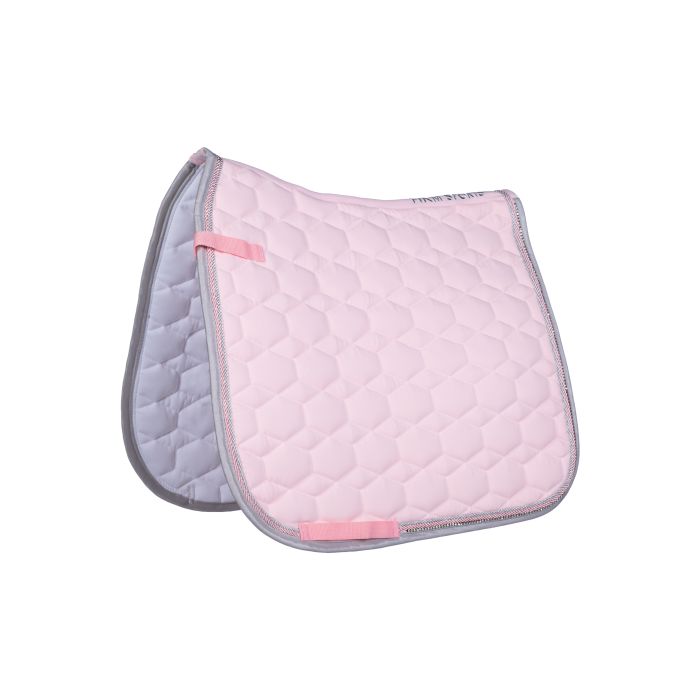 Tapis de selle pour poneys et chevaux CSO ou dressage HKM Crystal rose
