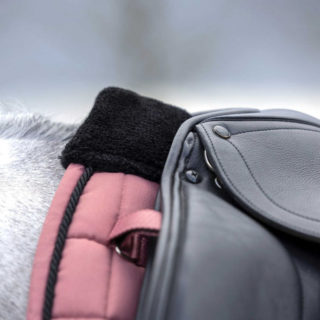 Tapis de selle pour poneys et chevaux HKM Rosewood rose